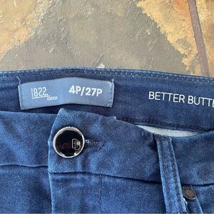 1822 Denim Women’s Petite Deep Indigo Jeans